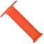 Lizard Skins Pyramid Flange Single Compound MTB Grips - Orange